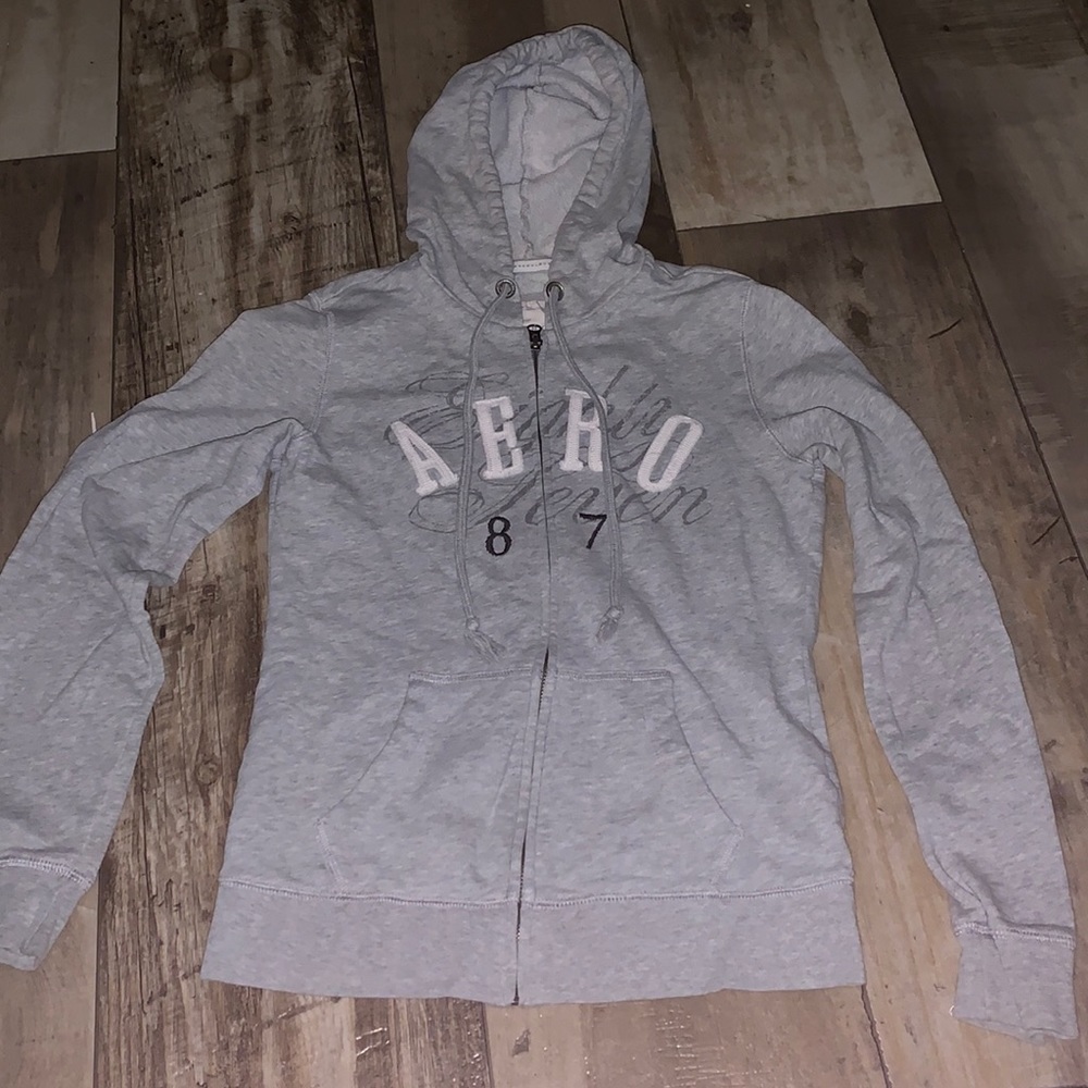 Ladies size medium hooded Aeropostale sweat jacket
